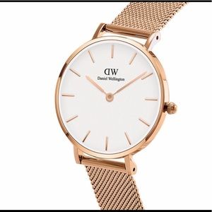 DANIEL WELLINGTON ROSE GOLD MELROSE WATCH 32mm